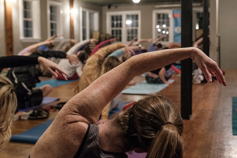 Yoga + Whiskey at Square One Brewery & Distillery in St. Louis at