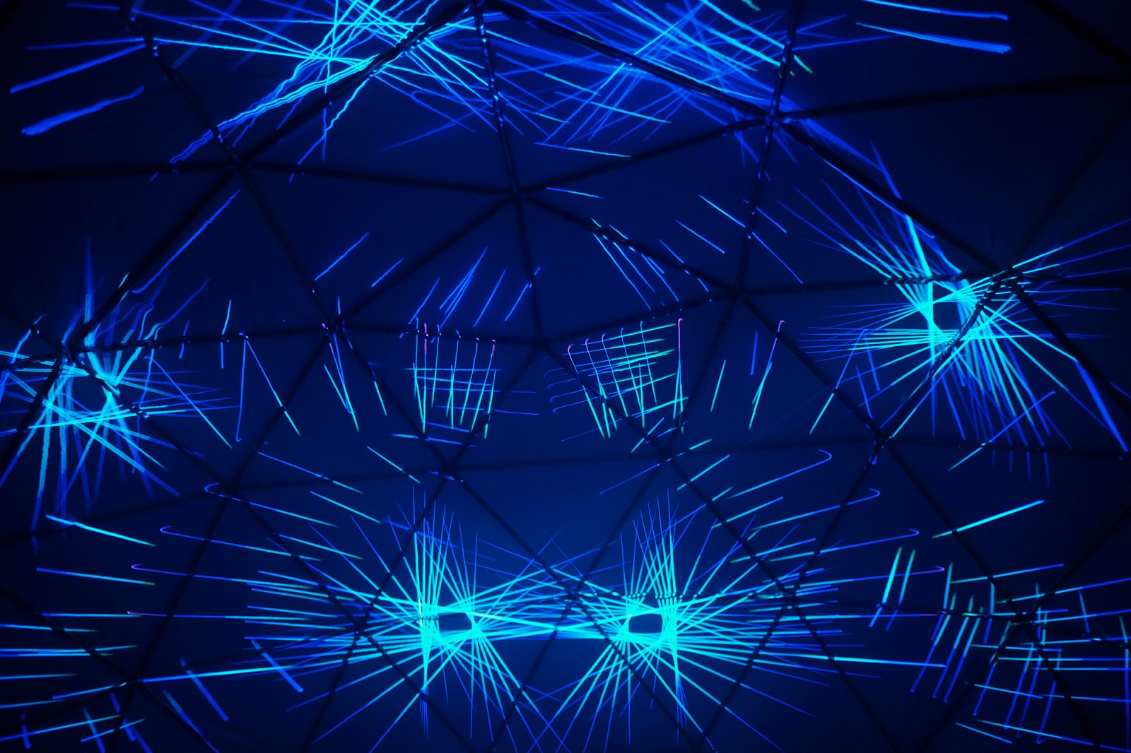 Holiday Laser Dome in Louisville at Big Four Bridge