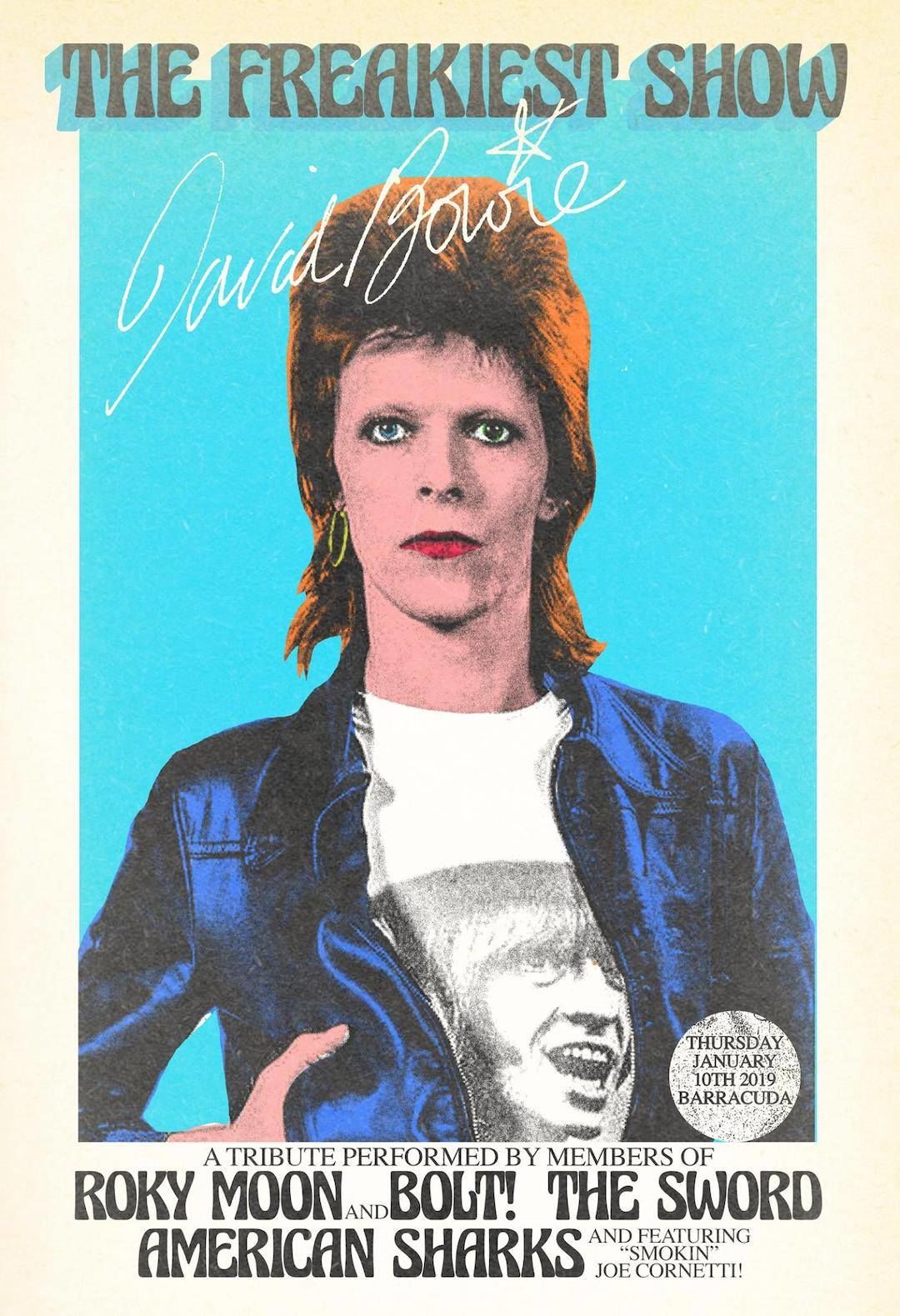 The Freakiest Show (David Bowie Tribute) with members of Roky