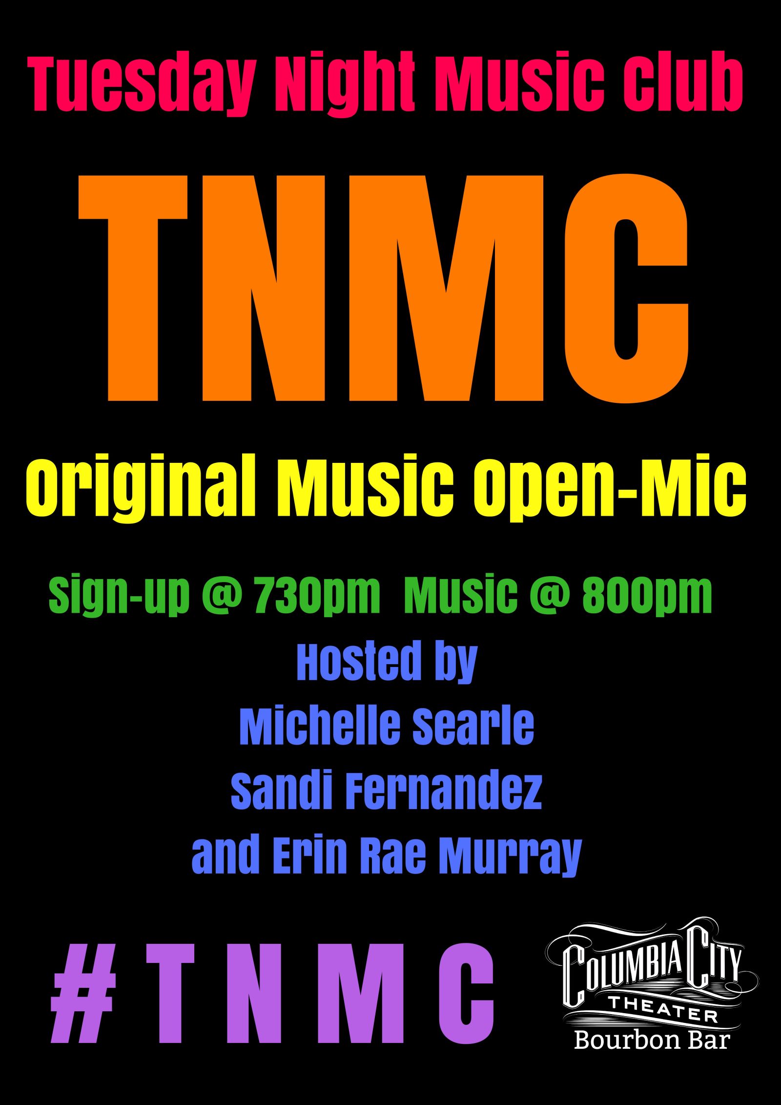 Tuesday Night Music Club Open Mic in Seattle at Columbia City Tuesday Night Music Club Open Mic in Seattle at Columbia City