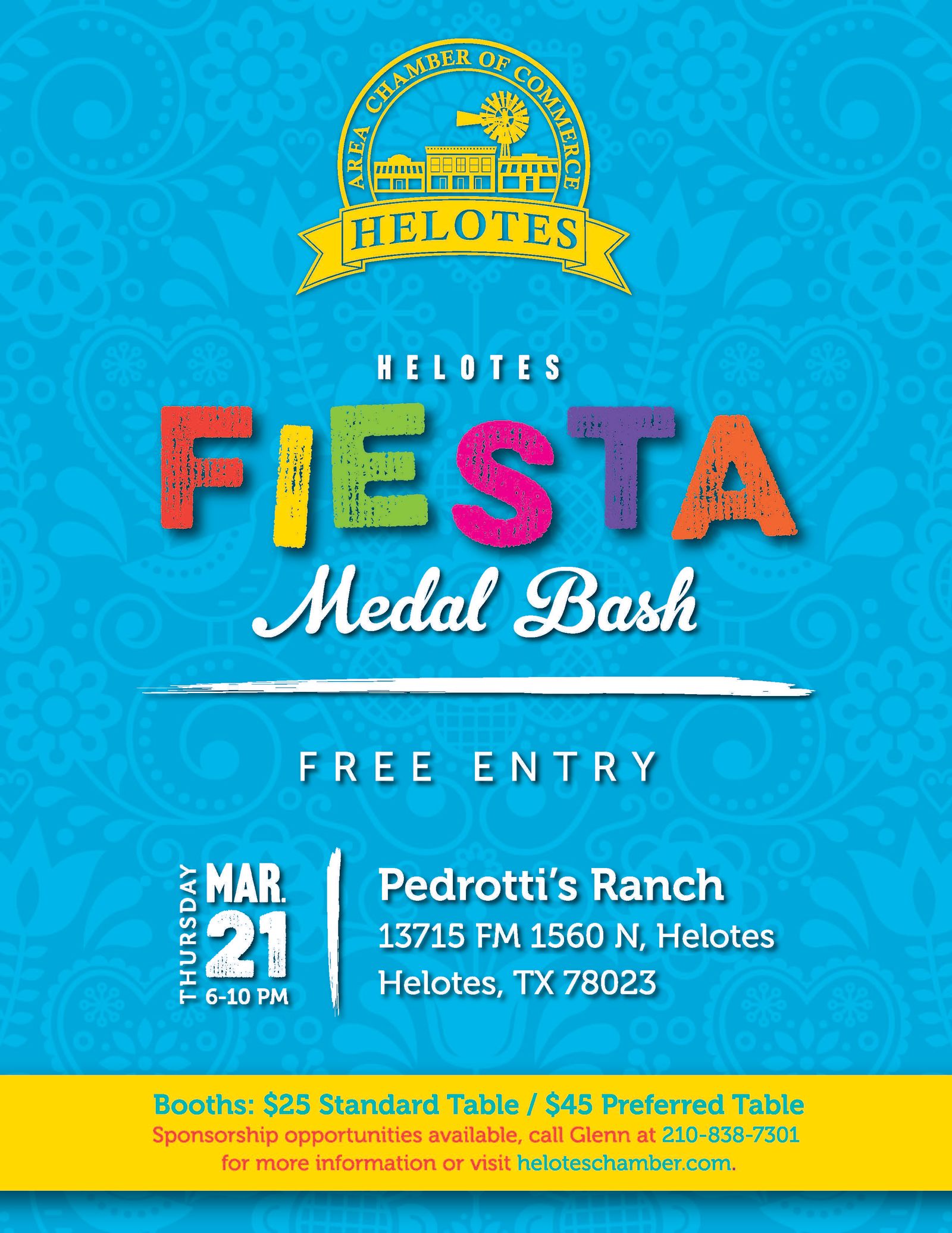 Helotes Fiesta Medal Bash in Helotes at Helotes City Hall