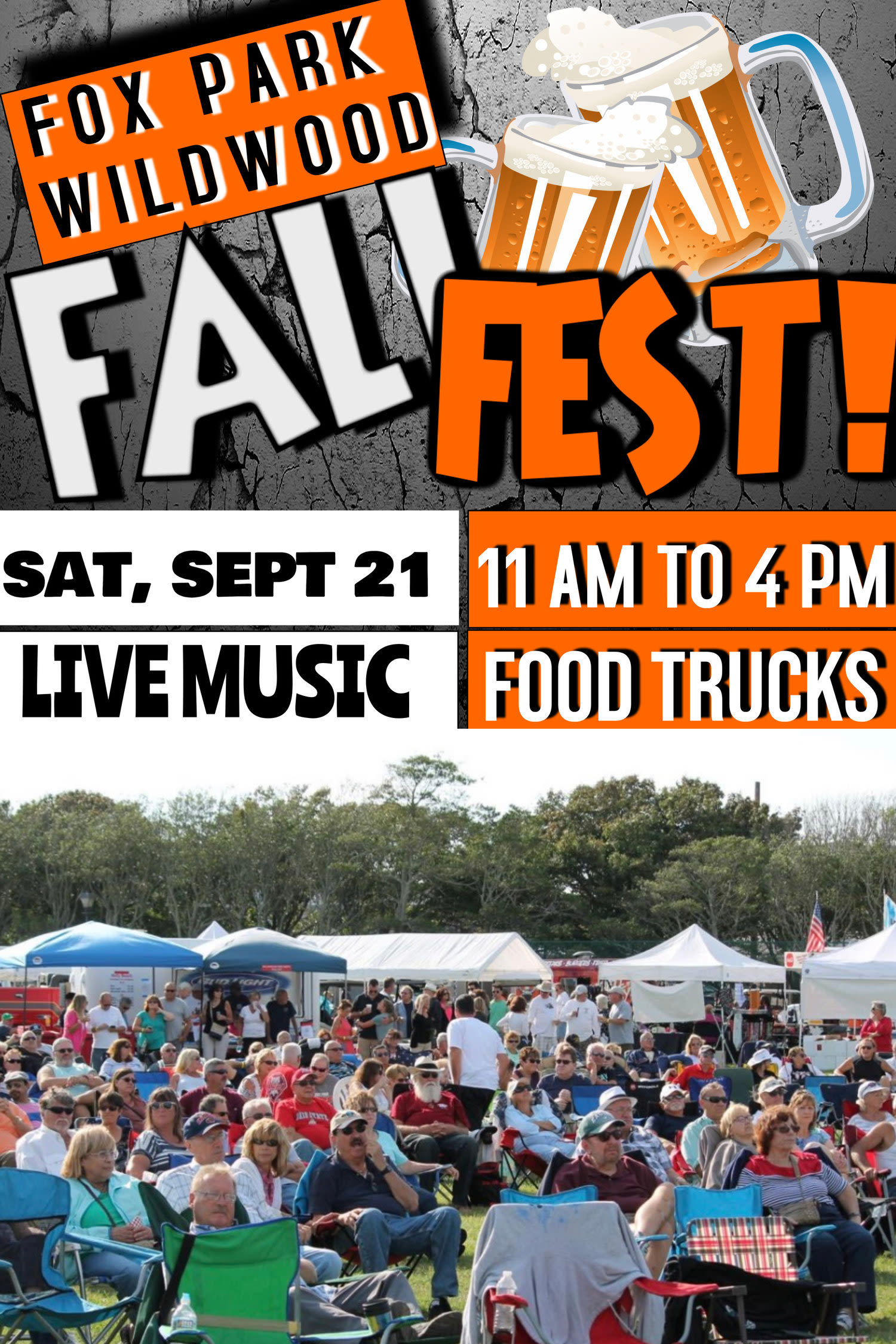 Fall Fest Food Truck And Music Festival in Wildwood, NJ at Fox Park