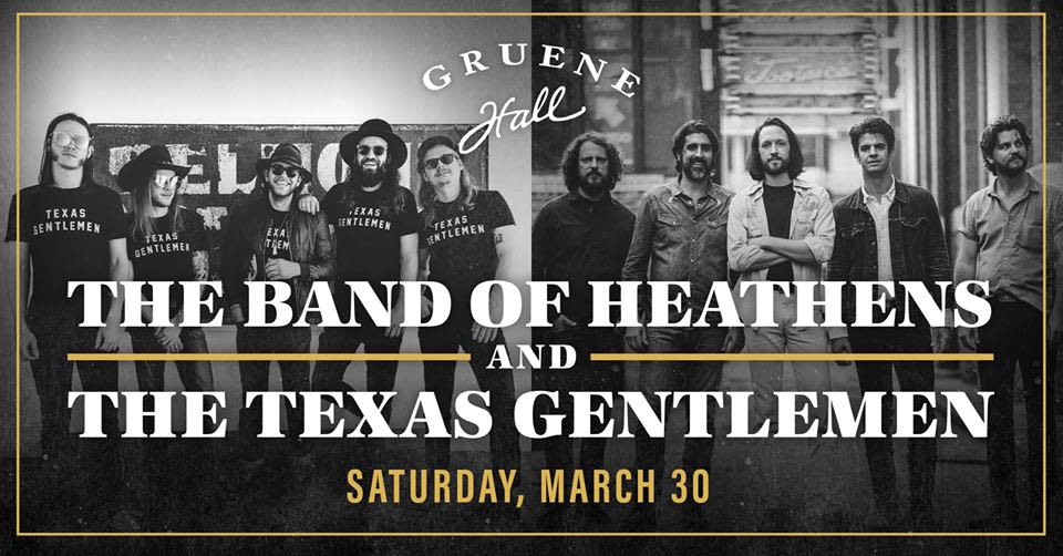 The Band of Heathens and The Texas Gentlemen at Gruene Hall in New