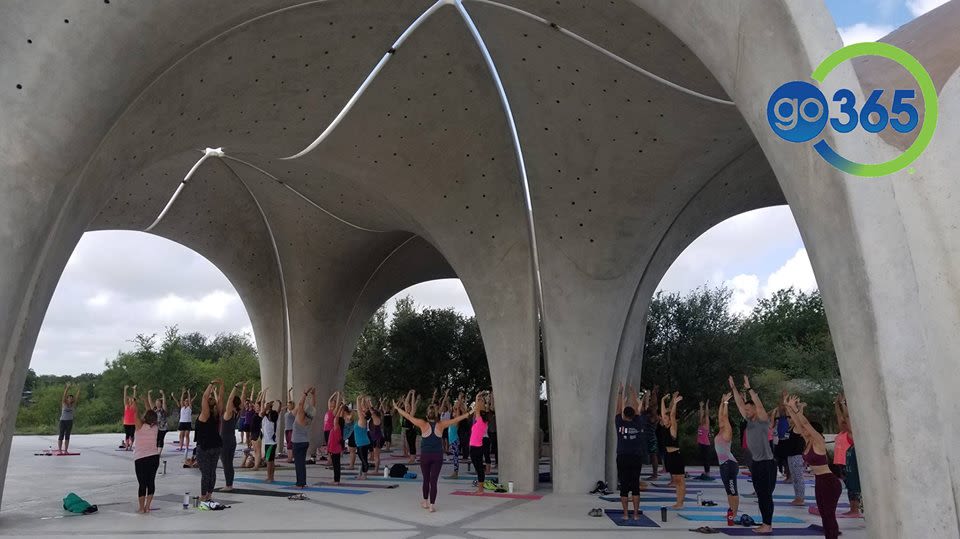 Free Beginner Yoga w/Mobile Om in San Antonio at San Antonio River
