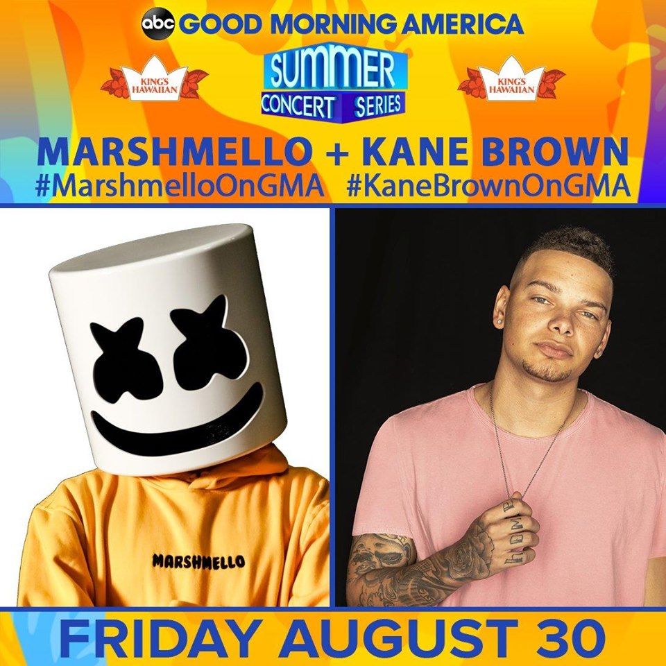 Marshmello + Kane Brown in NYC at SummerStage NYC