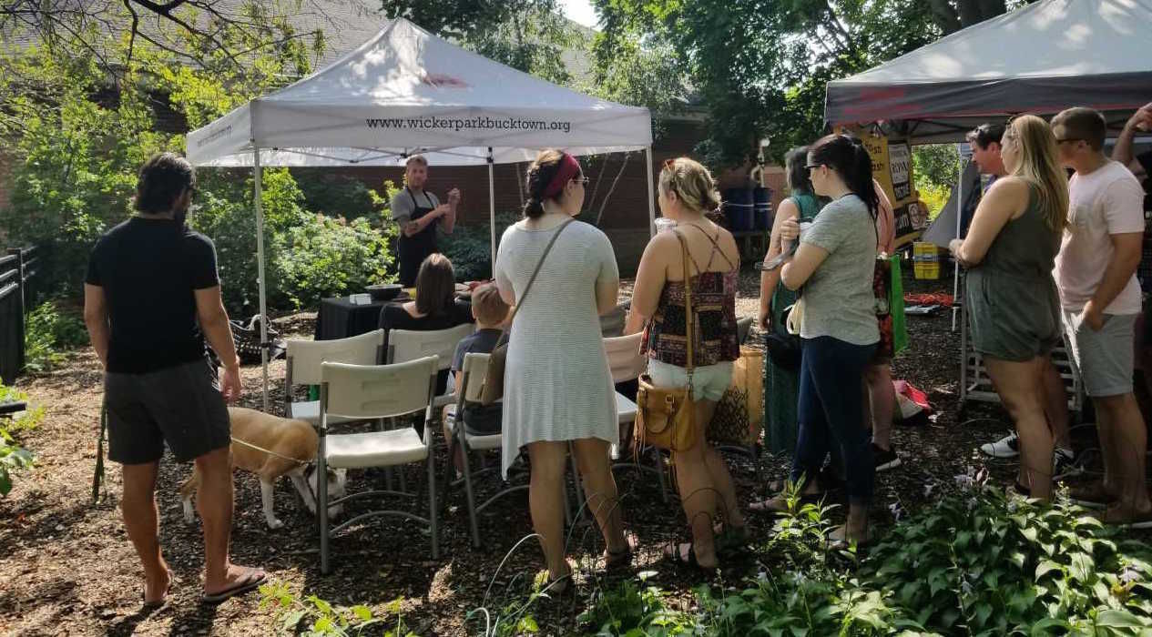 Wicker Park Farmers Market in Chicago at 1425 N. Damen Ave.