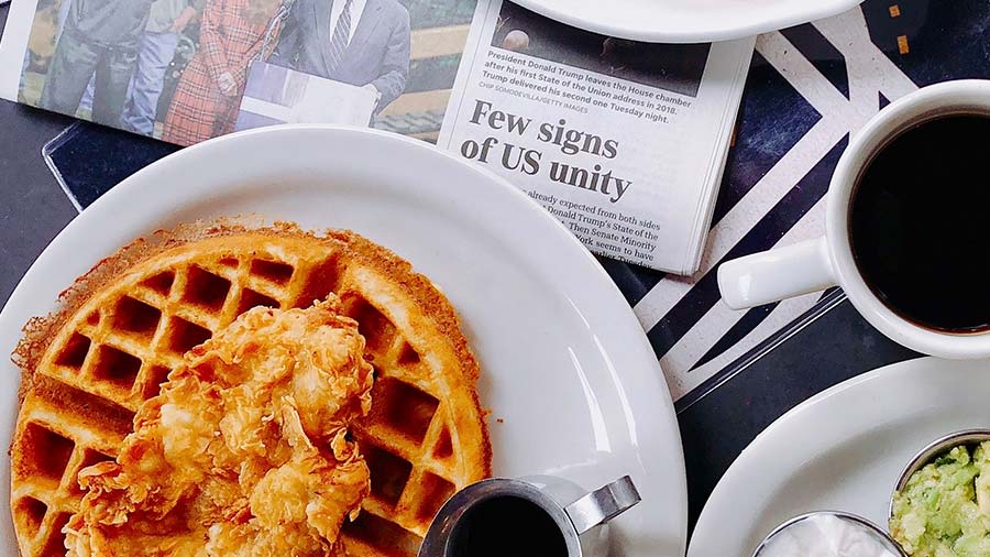 Fried Chicken and Waffles in Indianapolis at Conner's Kitchen