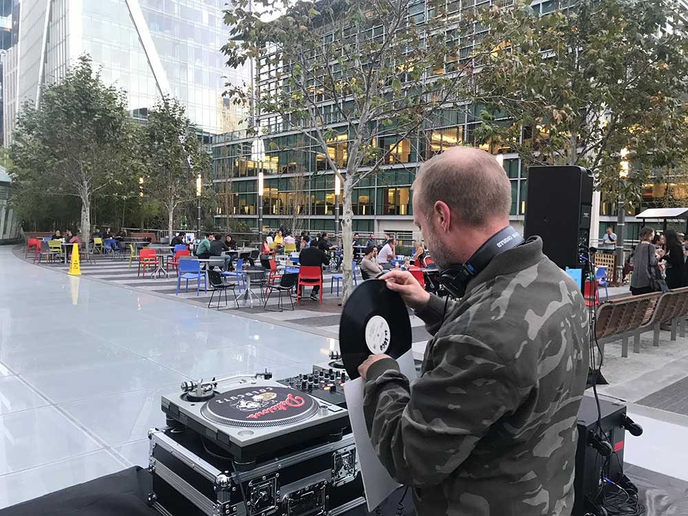 Salesforce Concert Thursdays on Vinyl in San Francisco at Salesforce Transit Center