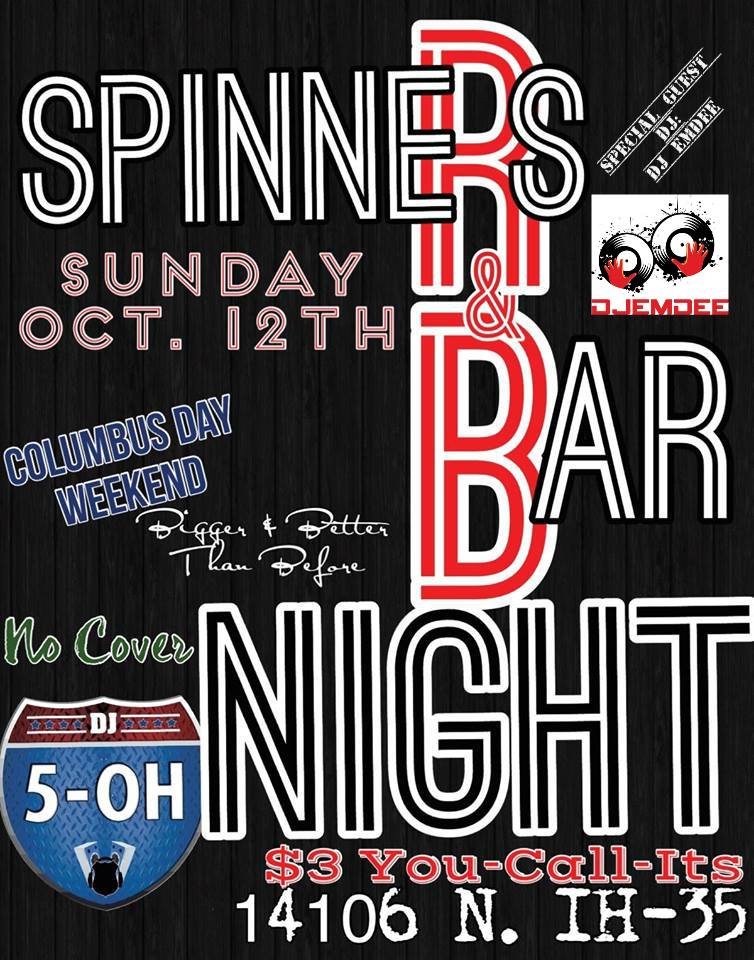 R&B Night in Austin at Spinners Bar