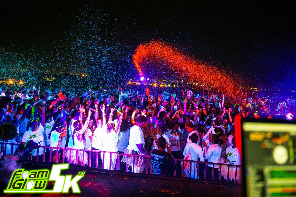 The Foam Glow 5K in Austin at Travis County Expo Center
