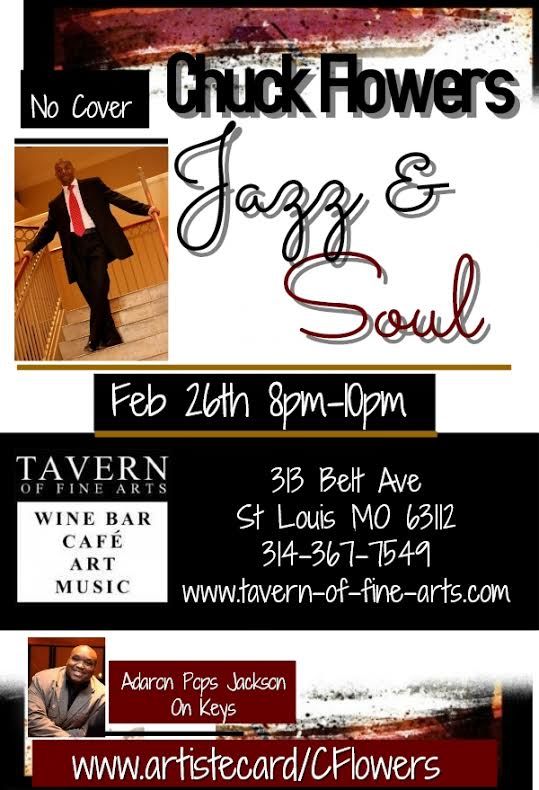 Chuck Flowers, Vocals & Adaron "Pops" Jackson, Piano in St. Louis