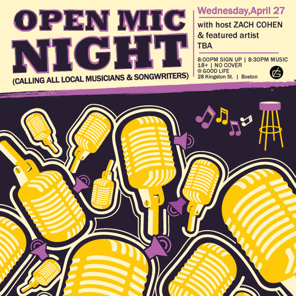 Open Mic in Boston at Good Life Boston