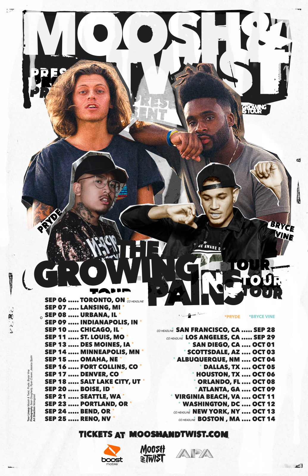 Moosh & Twist, Pryde, JAMS The Flava Child, KoVu in Chicago at