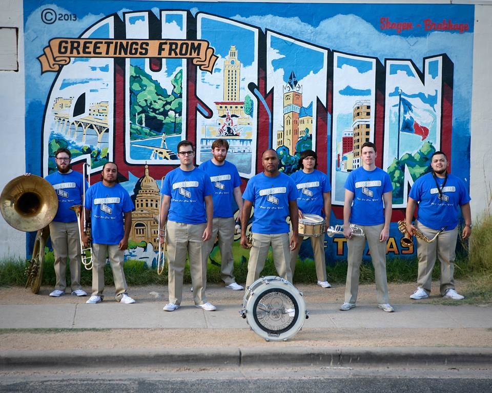 Boss Street Brass Band w/ Mrs. Glass in Austin at CLOSED The