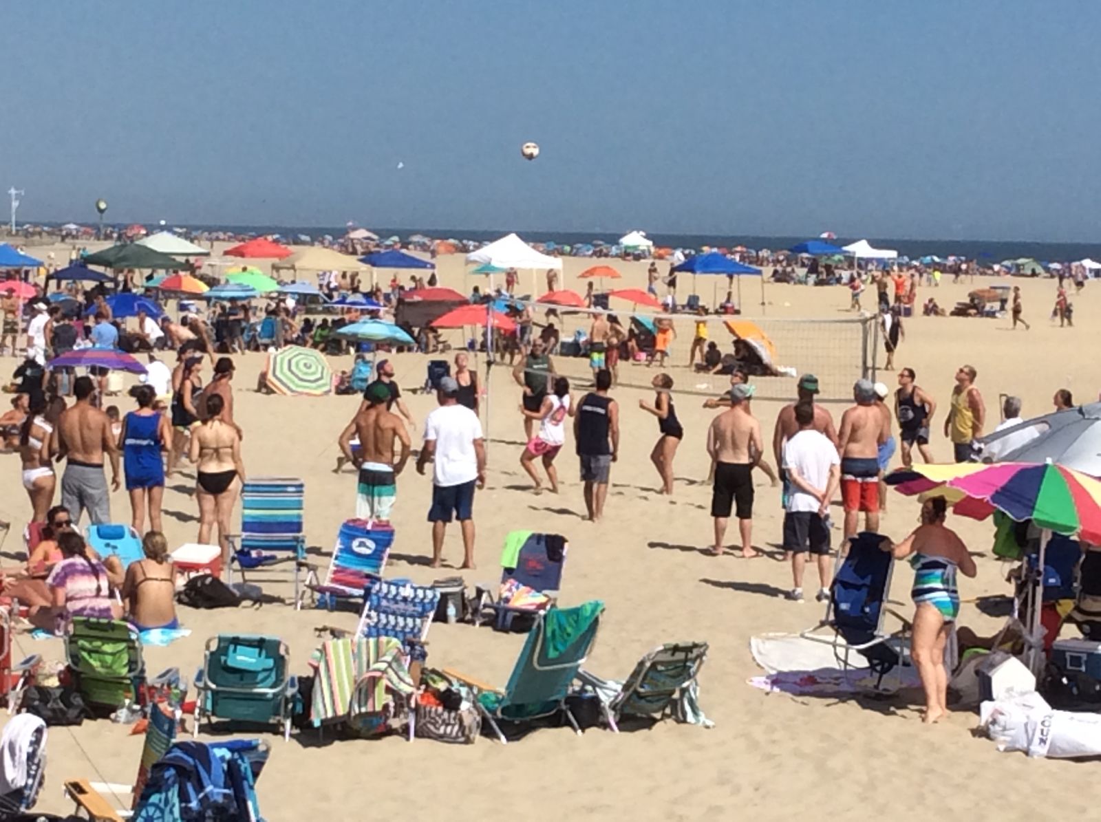 Rockaway Beach Volleyball League in Queens at Riis Park Beach