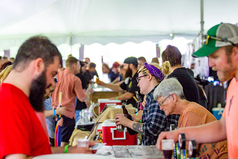 Brewed IN the Fort Craft Beer Fest in Fort Wayne at Headwaters Park