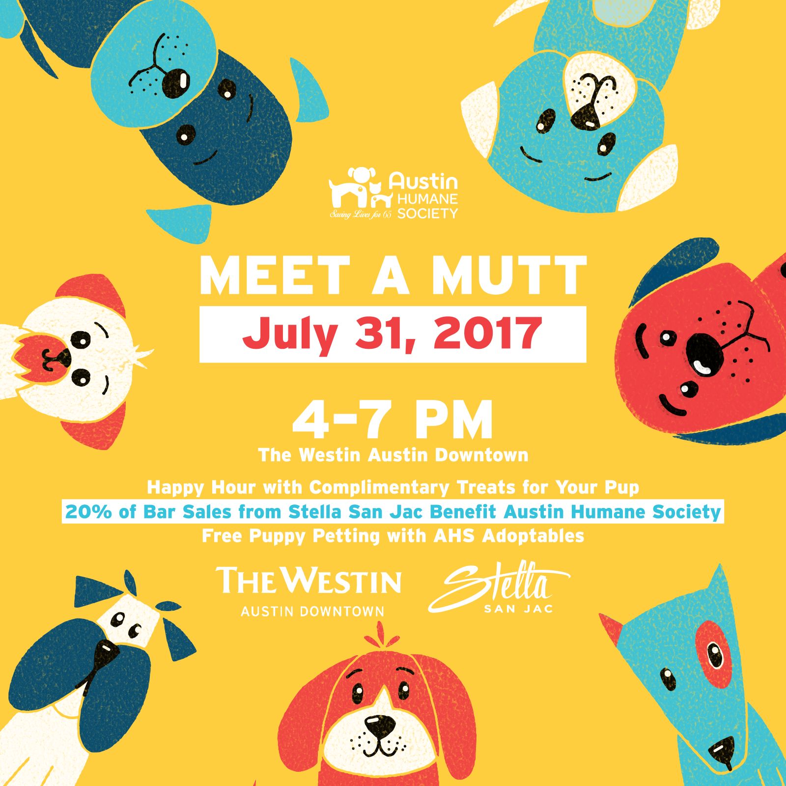 National Mutt Day Dog Adoption Fair in Austin at Stella San Jac at