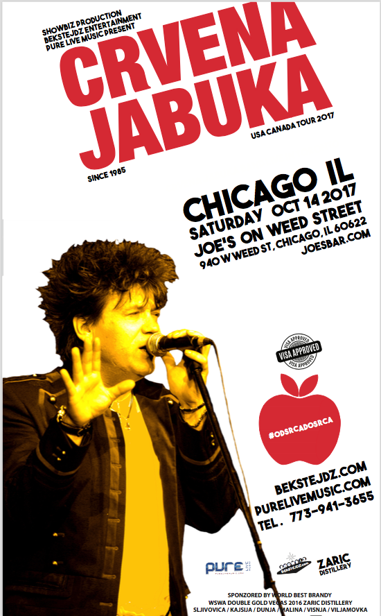 Crvena Jabuka in Chicago at Joe's Bar On Weed St.
