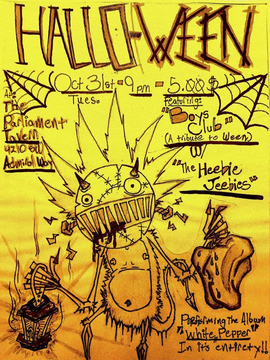 HalloWeen with Boys Club and The Heebie Jeebies in Seattle at