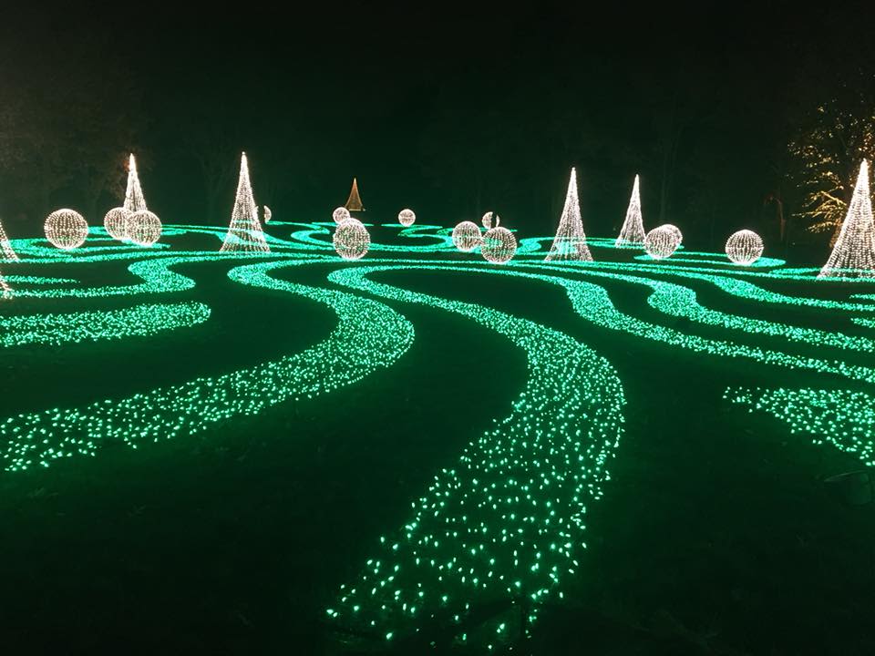 Winterlights at Newfields in Indianapolis at Newfields