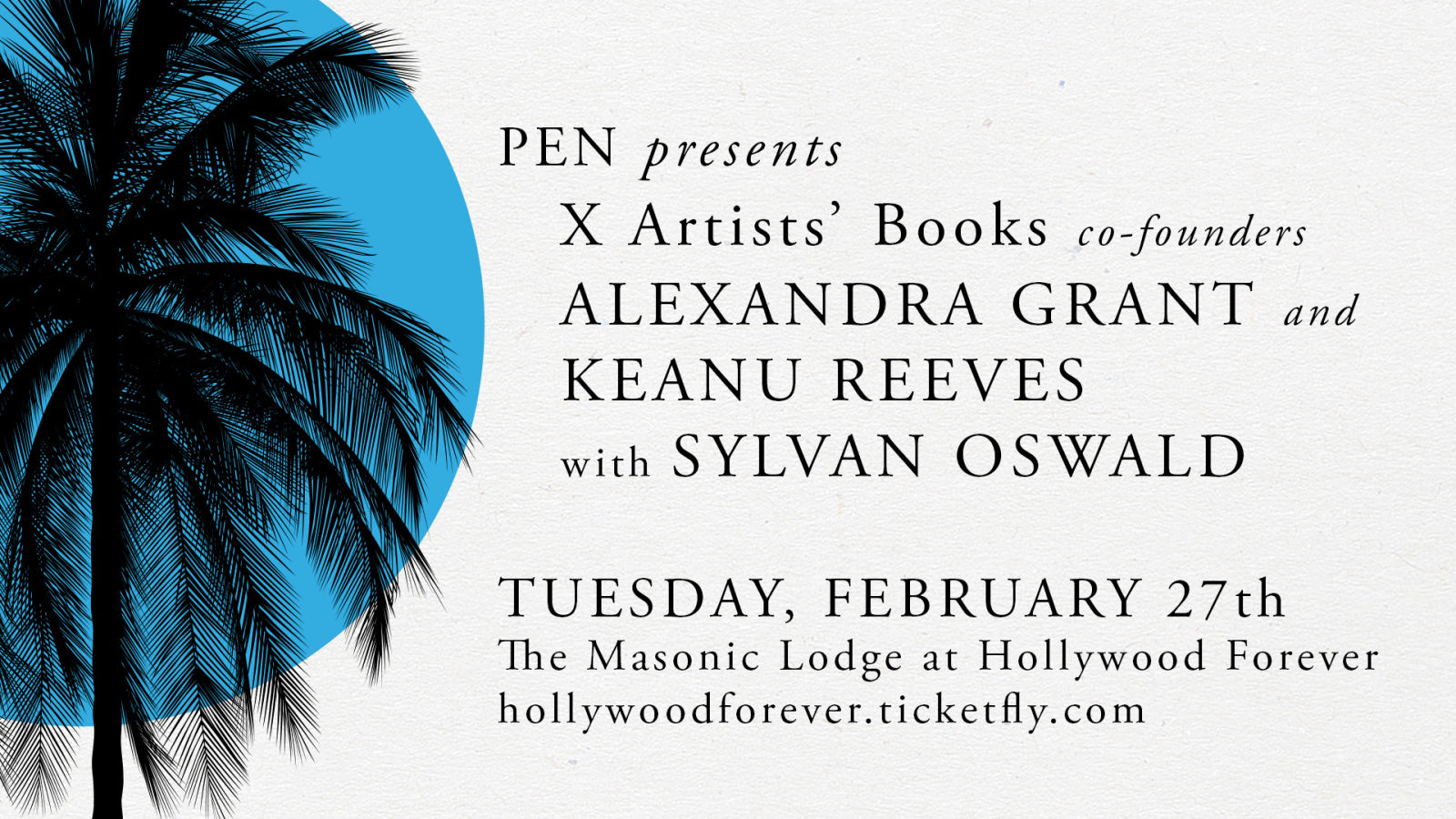 PEN Presents X Artists' Books, Alexandra Grant, Keanu Reeves,