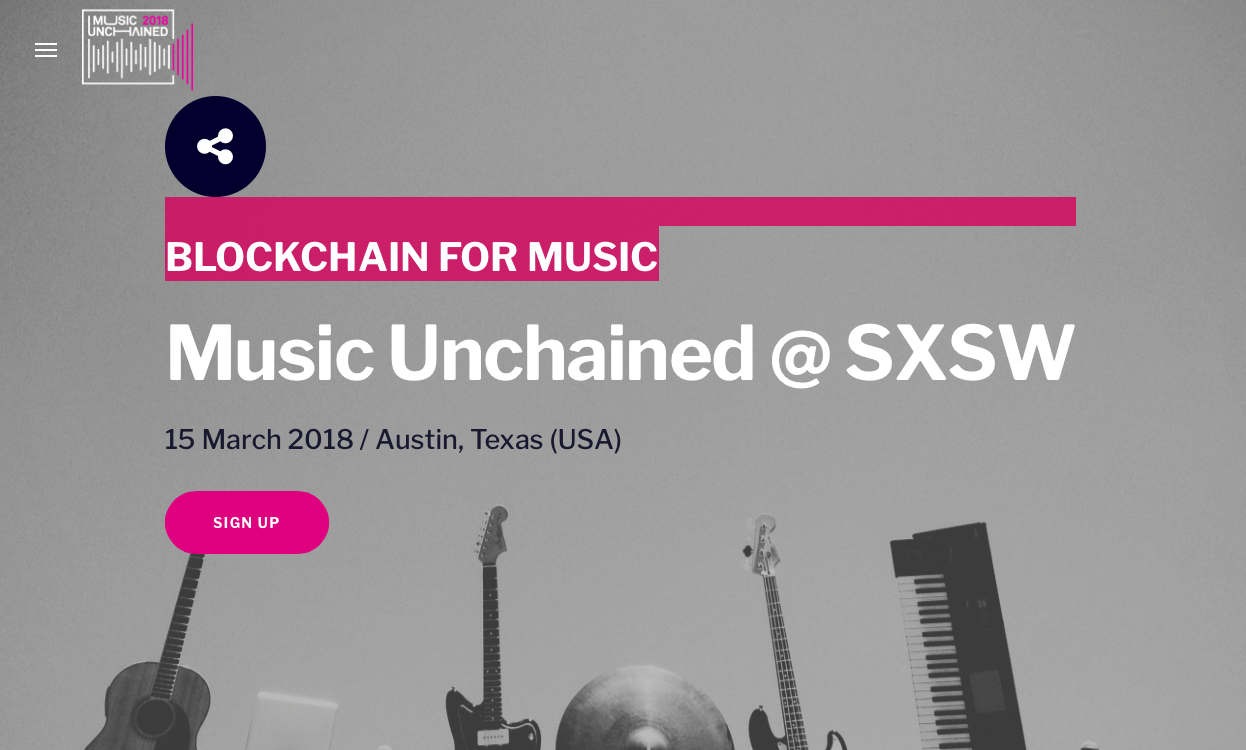 Blockchain for Music: Music Unchained (Free w/ RSVP) in Austin at