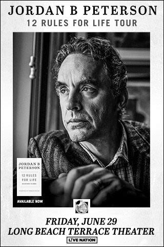 Dr Jordan Peterson 12 Rules For Life Tour An Antidote To Chaos In