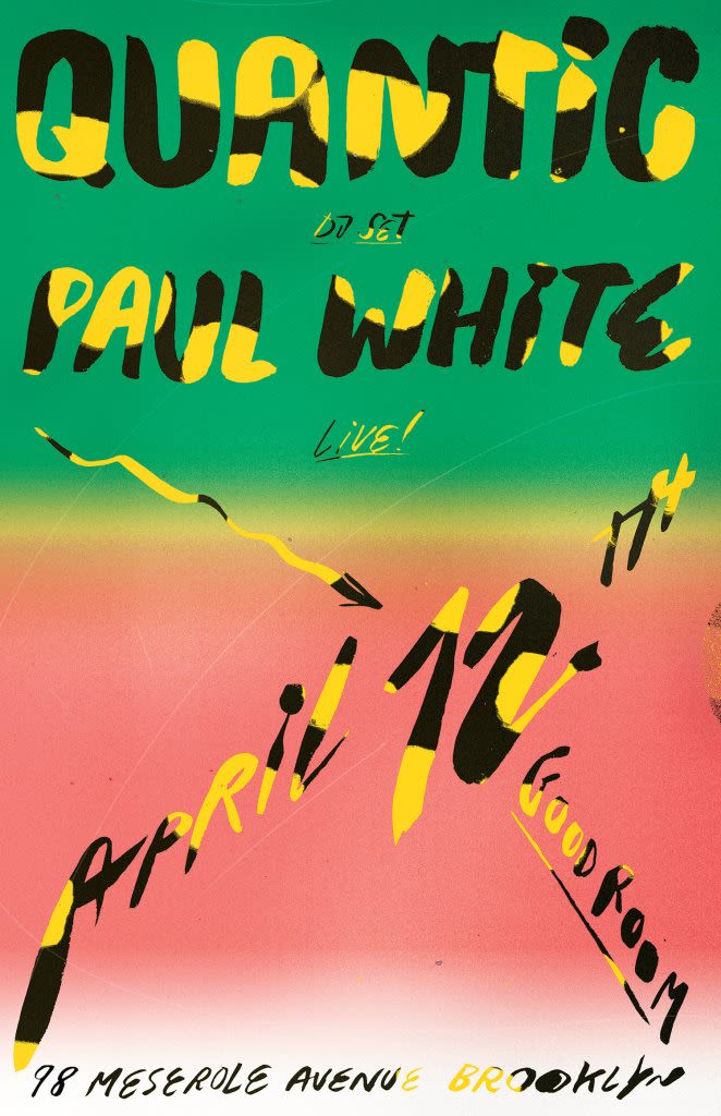Quantic Residency with Paul White (Live) in Brooklyn at Good Room