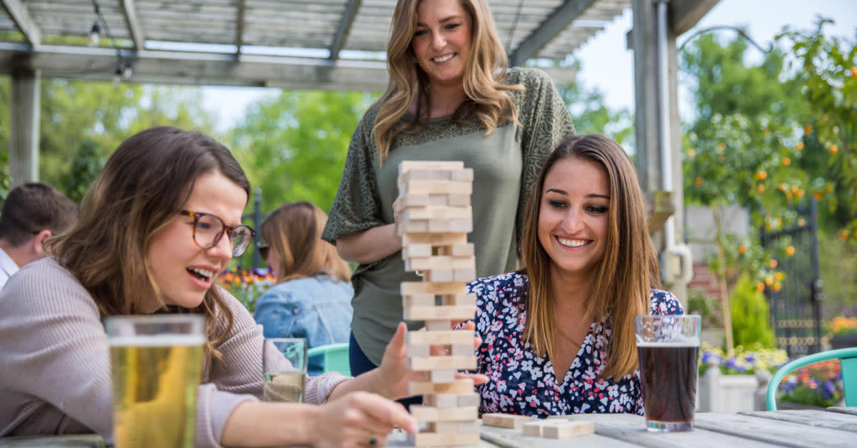 Beer Garden in Indianapolis at Newfields