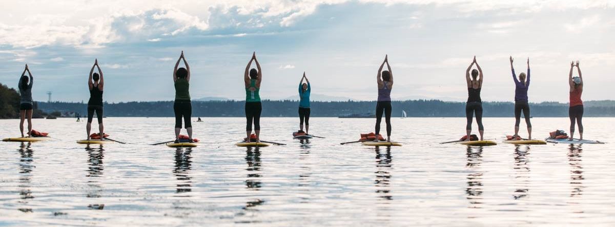 Paddle Board Yoga In Indianapolis At Eagle Creek Outfitters