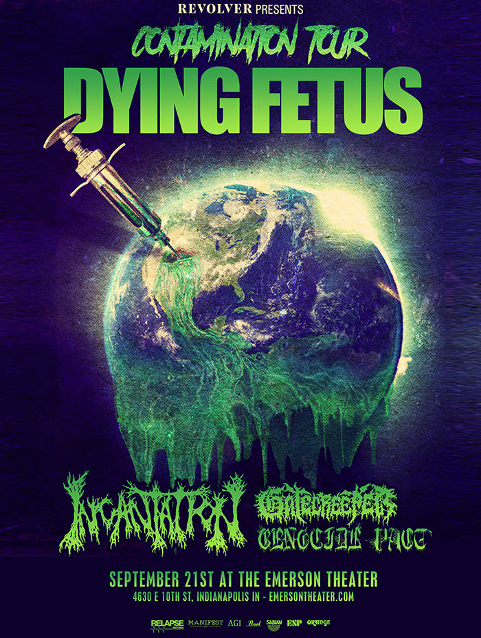 Dying Fetus in Indianapolis at Emerson Theater