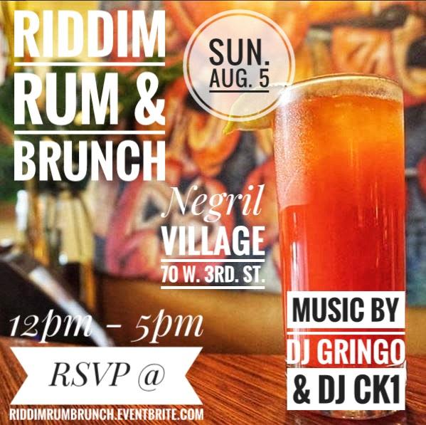 Riddim, Rum & Brunch in NYC at Negril Village