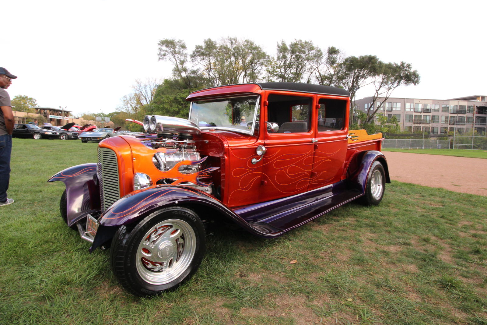 Broad Ripple Brewpub Hoods and Hops Car Show in Indianapolis at