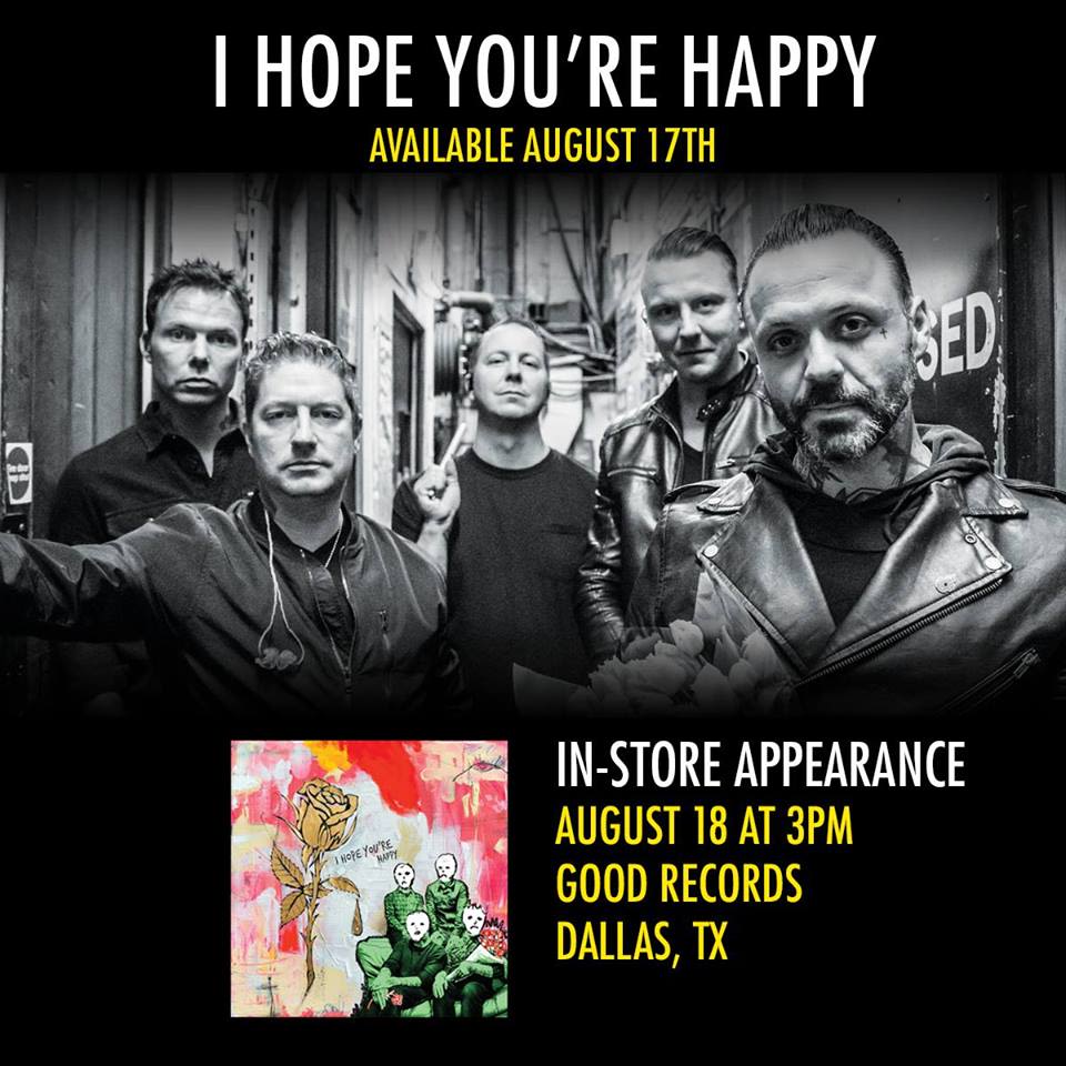 Blue October InStore Appearance in Dallas at Good Records