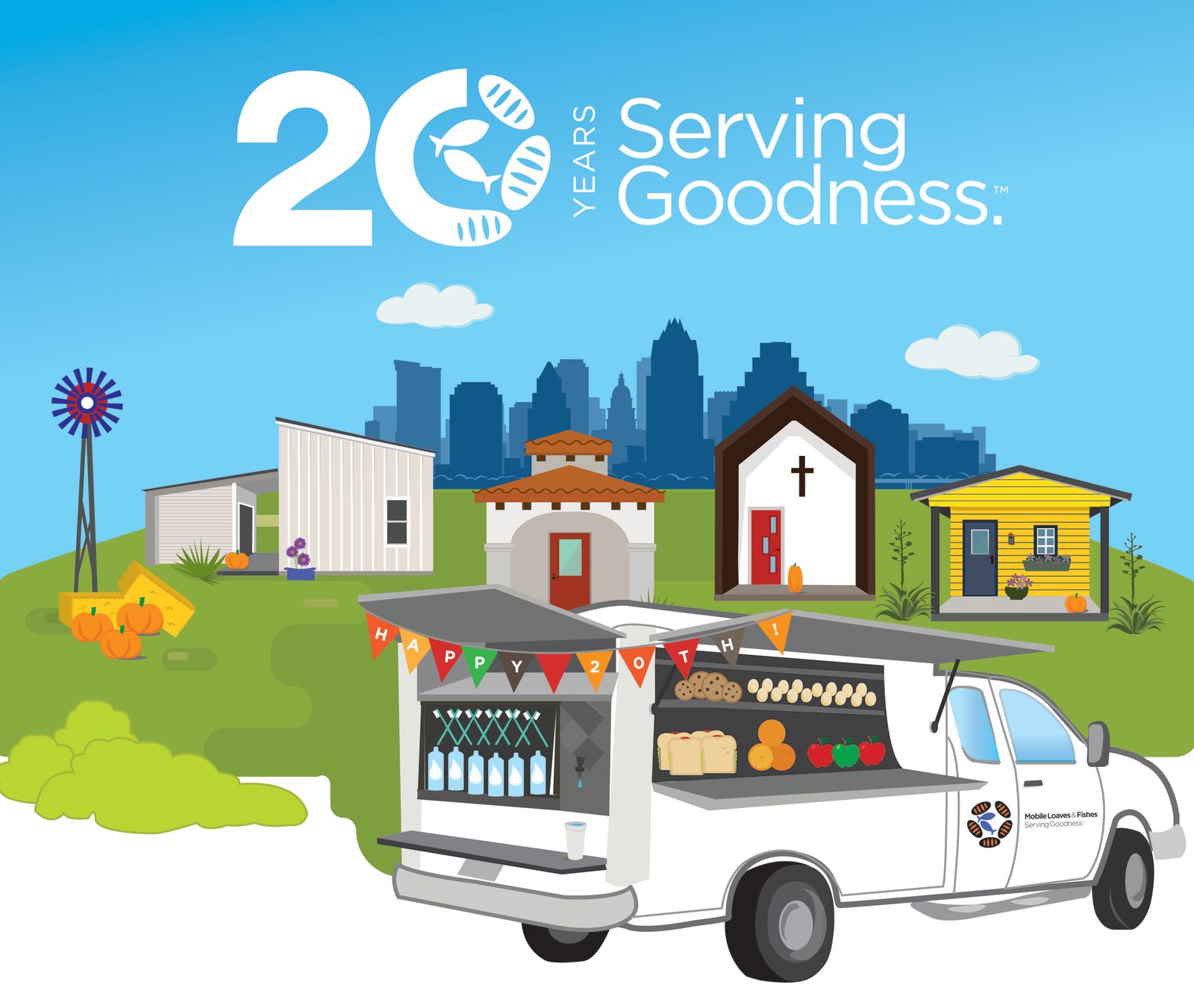 Mobile Loaves & Fishes' 20th Birthday Celebration in Austin at