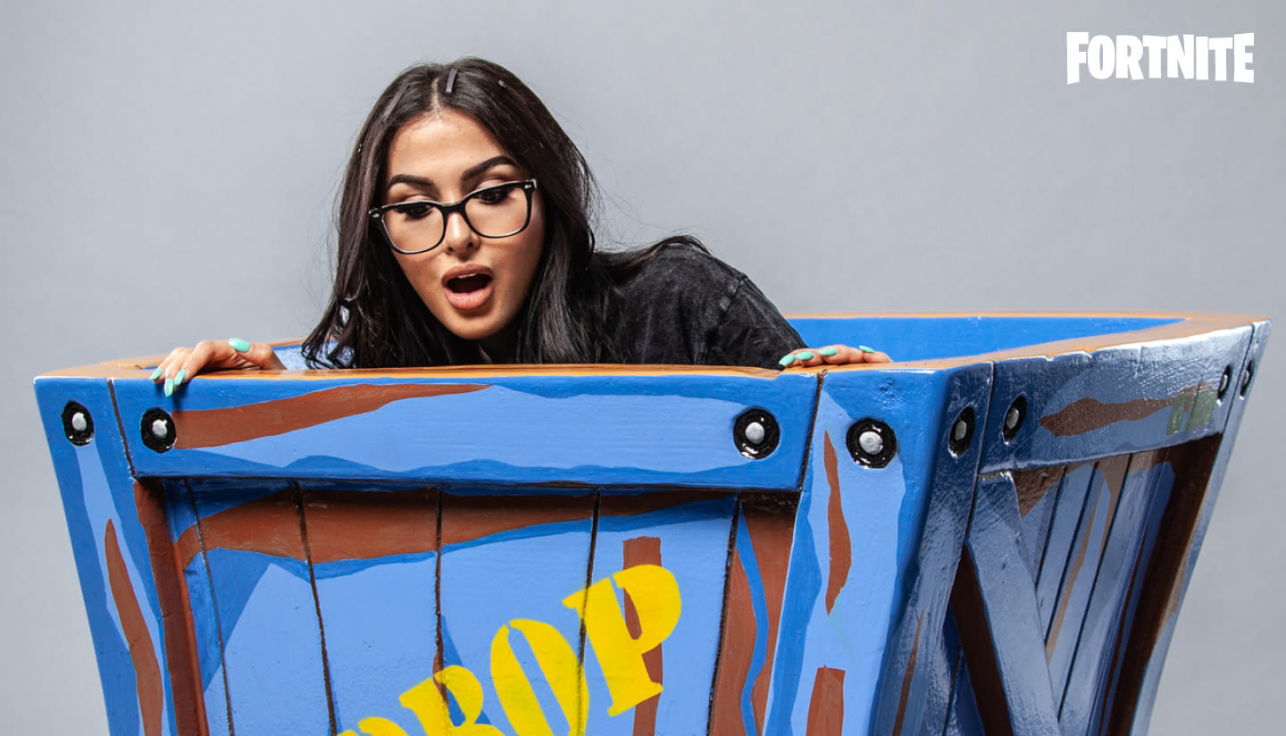Fortnite Masterclass w/ sssniperwolf in New York at Samsung 837