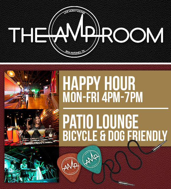 Amp Room Happy Hour in San Antonio at The Amp Room