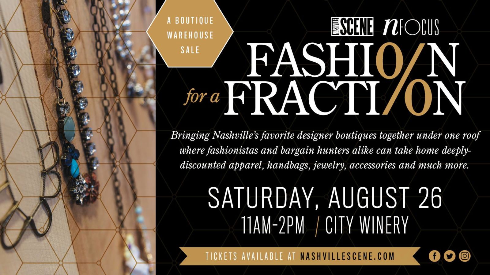 Fashion for a Fraction in Nashville at City Winery