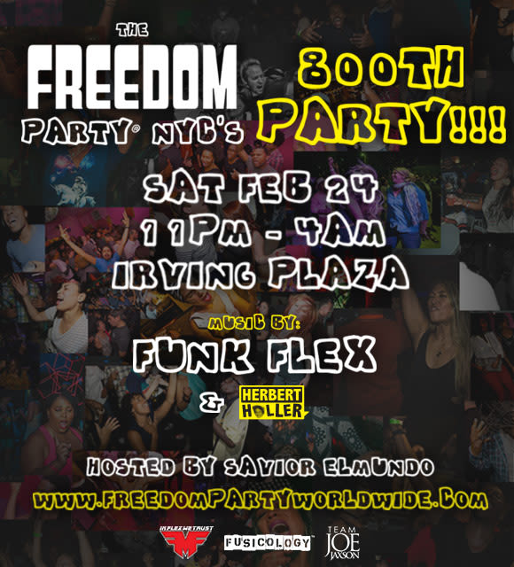 The Freedom Party Nyc in New York at Irving Plaza