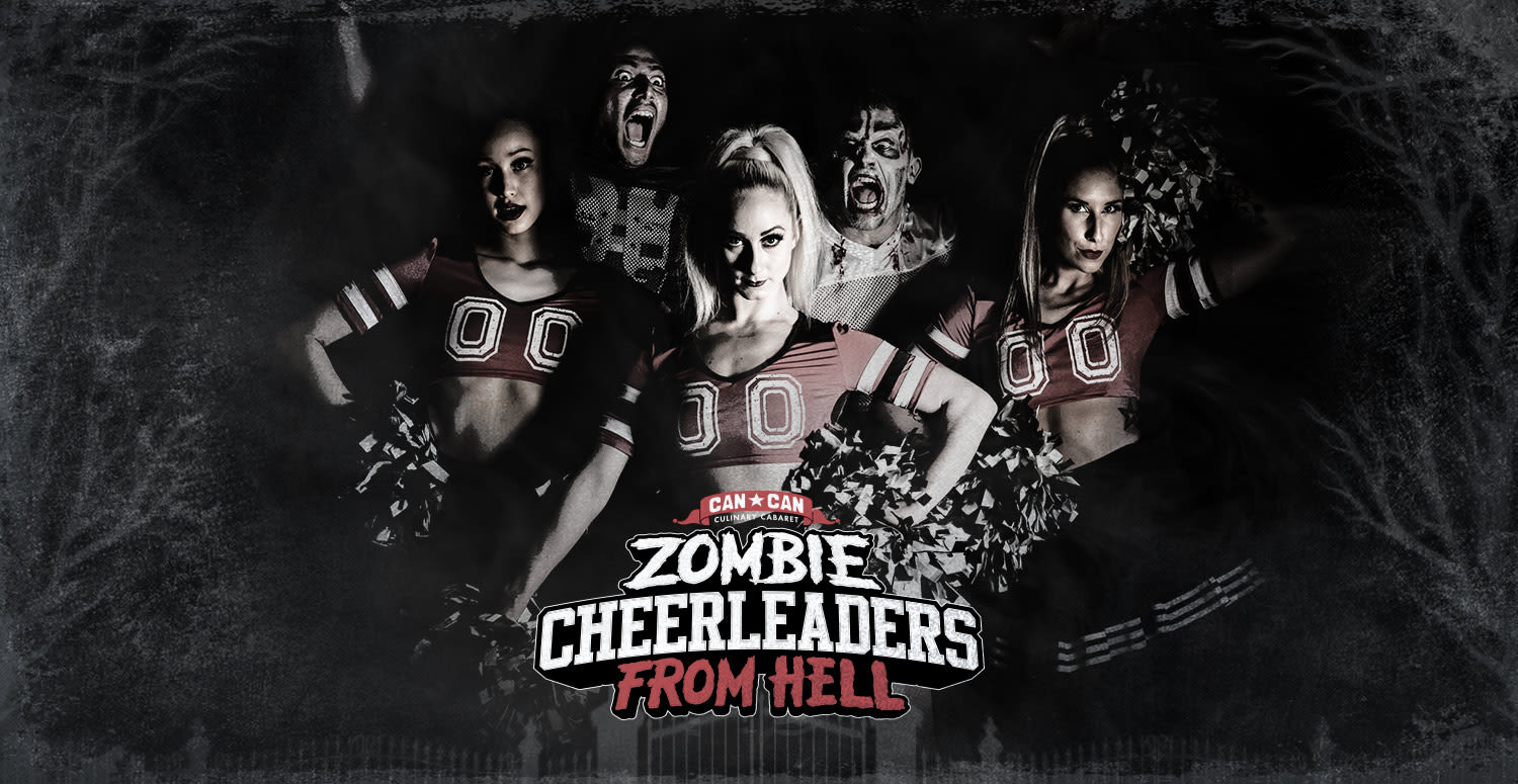 Zombie Cheerleaders from Hell! Halloween Burlesque in