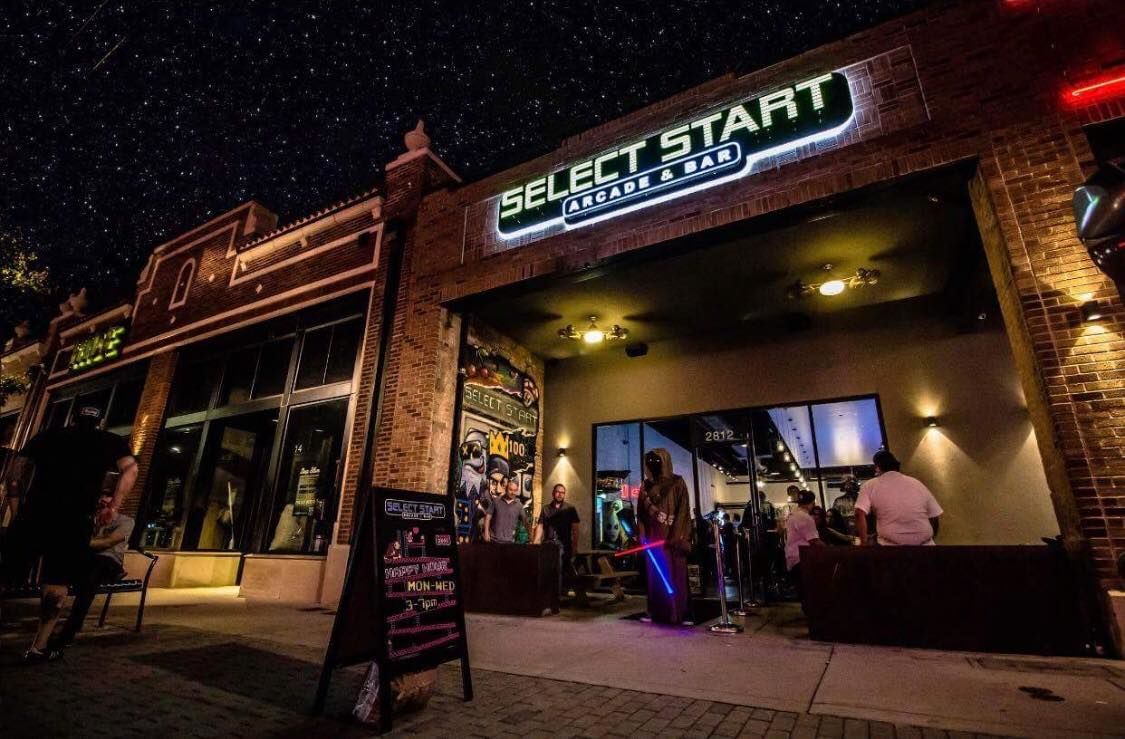 Select Start Arcade & Bar, Events in Dallas on Do214