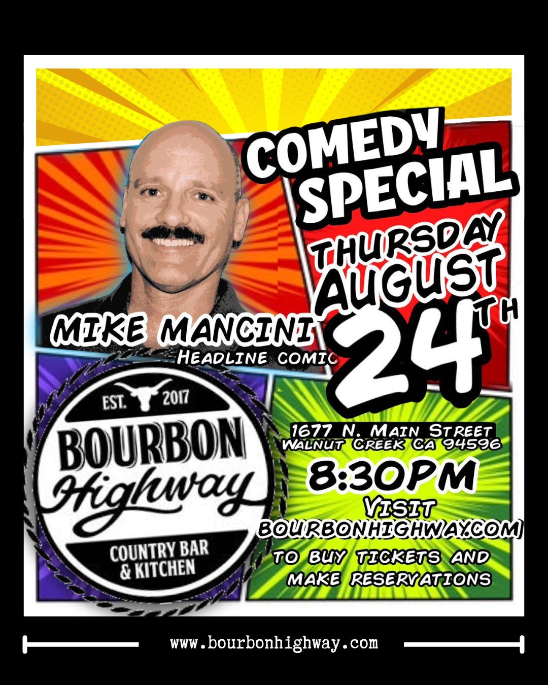 Bourbon Highway Country Bar & Kitchen, Events in Walnut